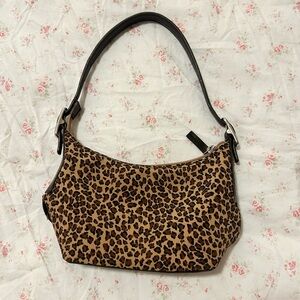 Vintage retired Liz Claiborne Animal Print Shoulder Bag
